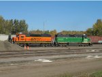 BNSF 2822 + BN 2280